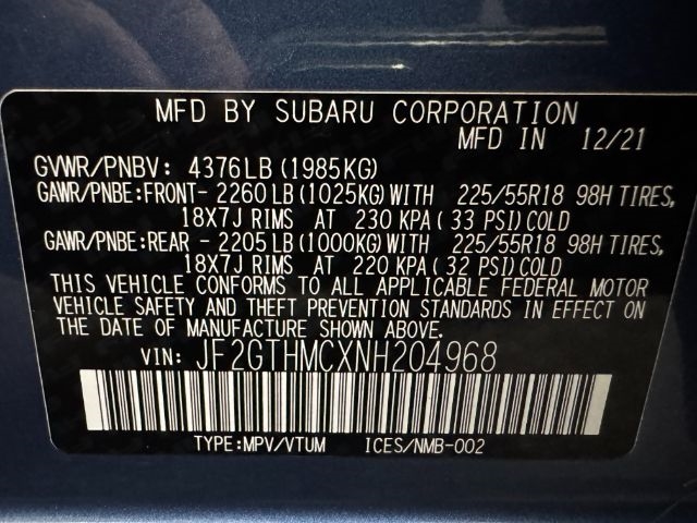 Subaru Crosstrek  2022