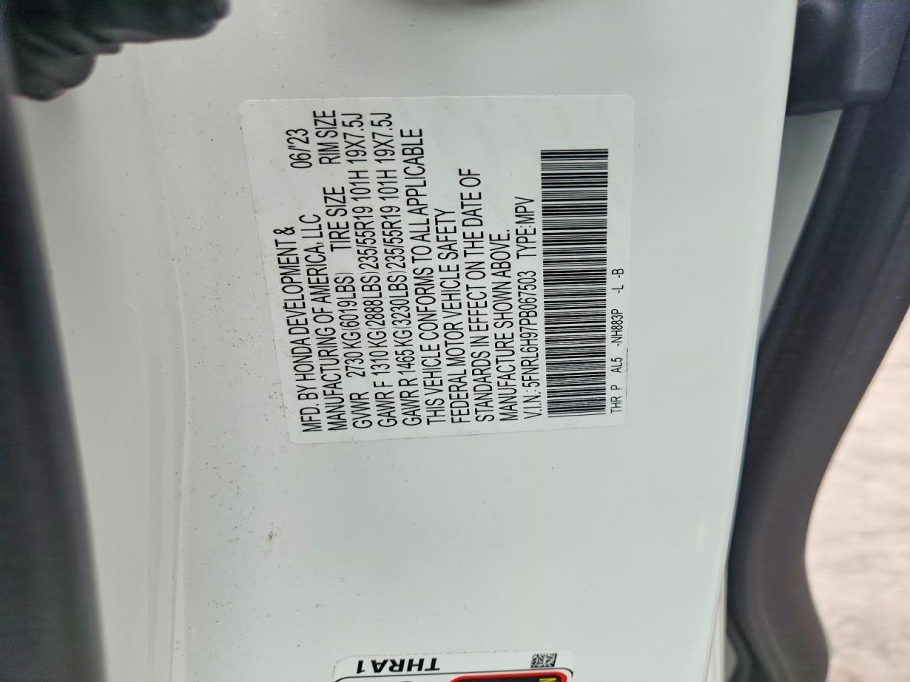 Honda Odyssey Elite 2023