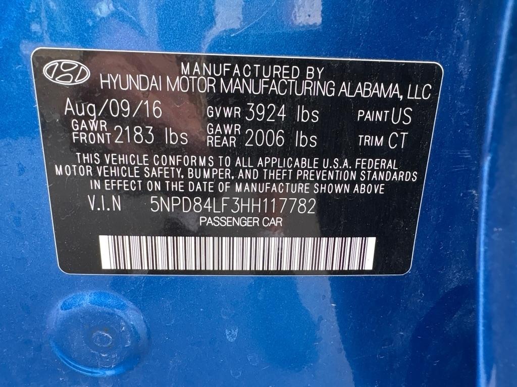 Hyundai Elantra Value Edition 6A 2017