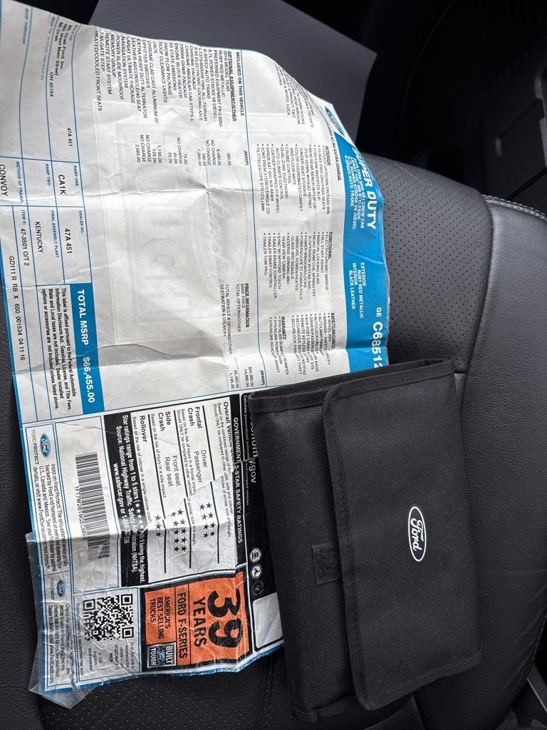 Ford F-250 SD Lariat Crew Cab 4WD 2016