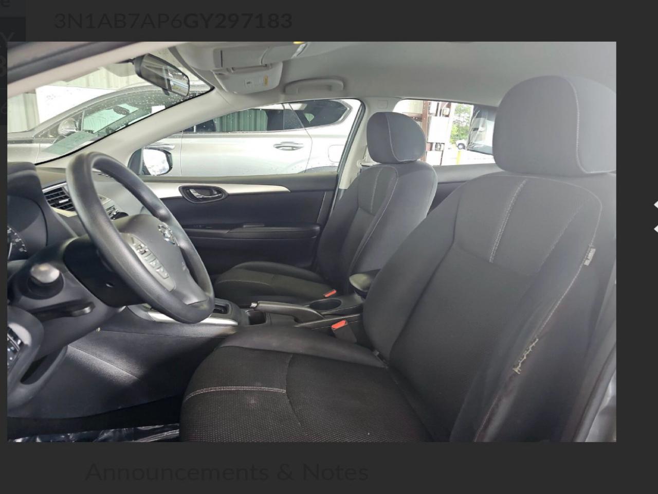 Nissan Sentra  2016