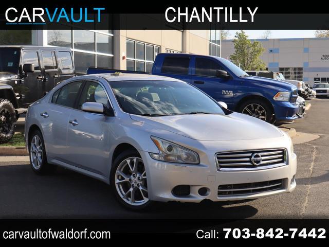 Silver 2012 Nissan Maxima SV Sedan Front-Wheel Drive Continuously Variable Transmission