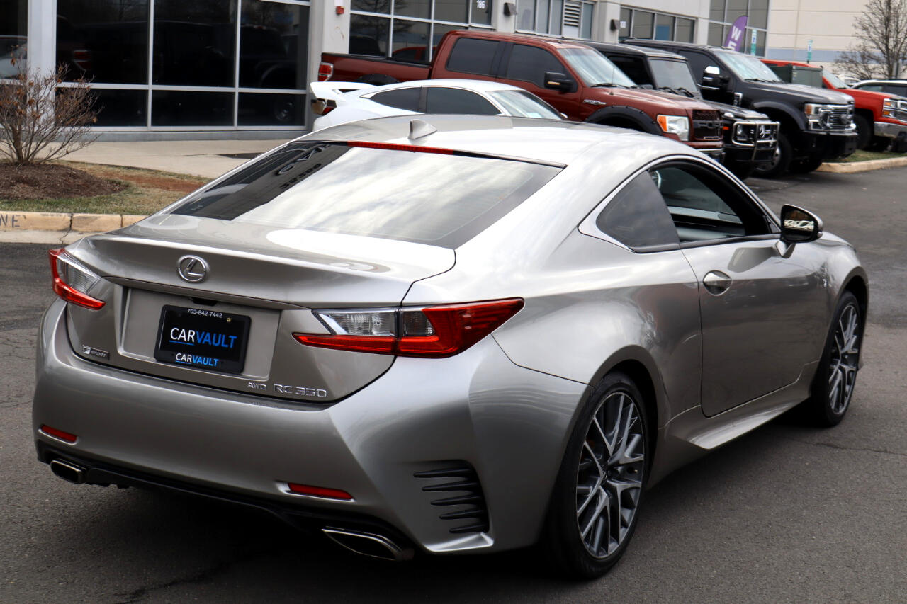 Lexus RC 350 F SPORT AWD 2015