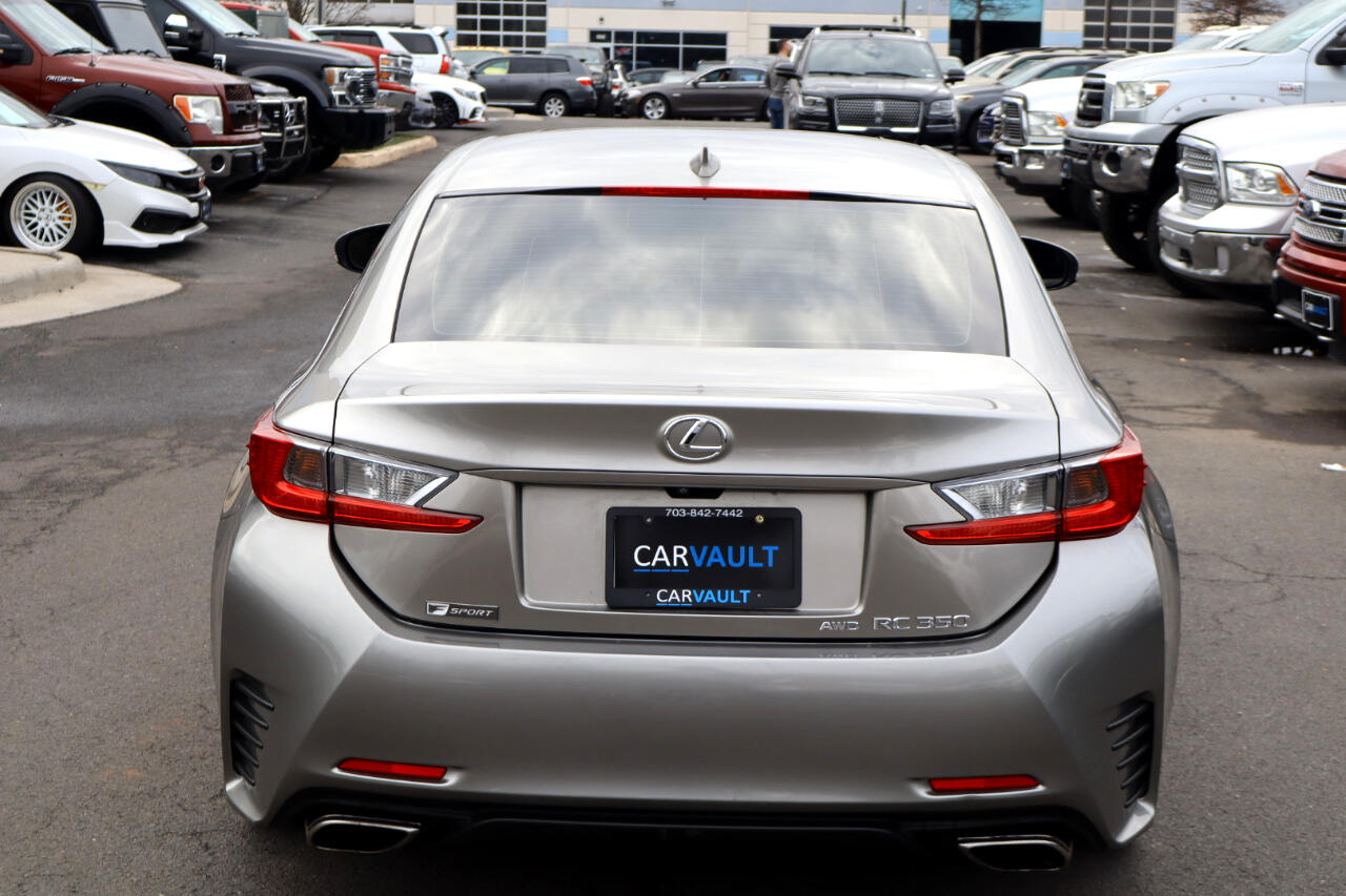 Lexus RC 350 F SPORT AWD 2015