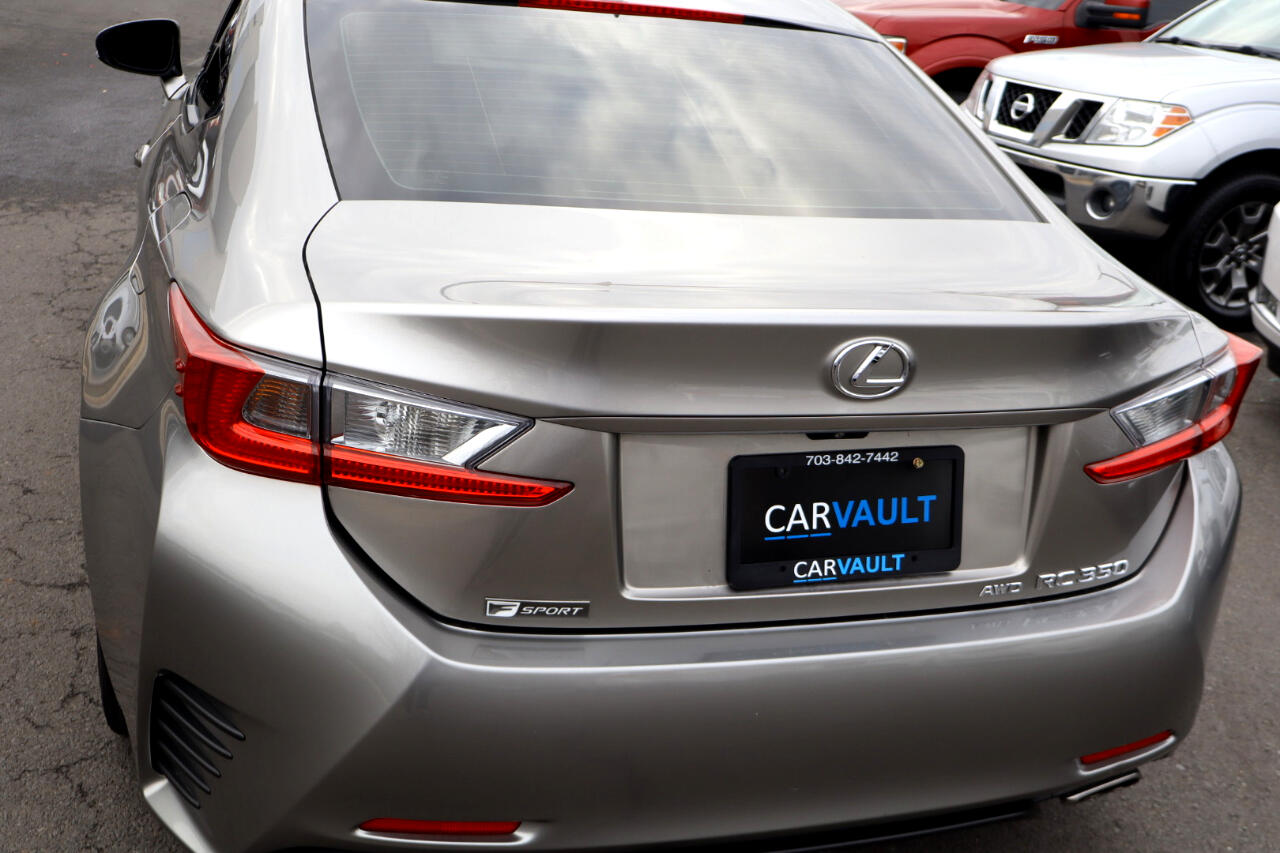 Lexus RC 350 F SPORT AWD 2015