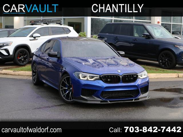 Blue 2019 BMW M5 Sedan All-Wheel Drive Automatic