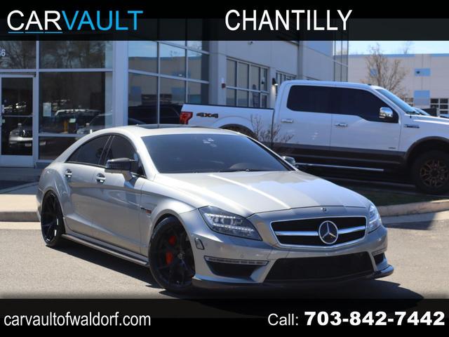 Silver 2014 Mercedes-Benz CLS 63 AMG S-Model 4MATIC Sedan All-Wheel Drive Automatic