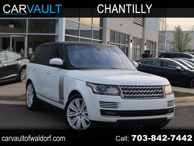 White 2016 Land Rover Range Rover V8 Supercharged 4WD SUV / Crossover All-Wheel Drive Automatic