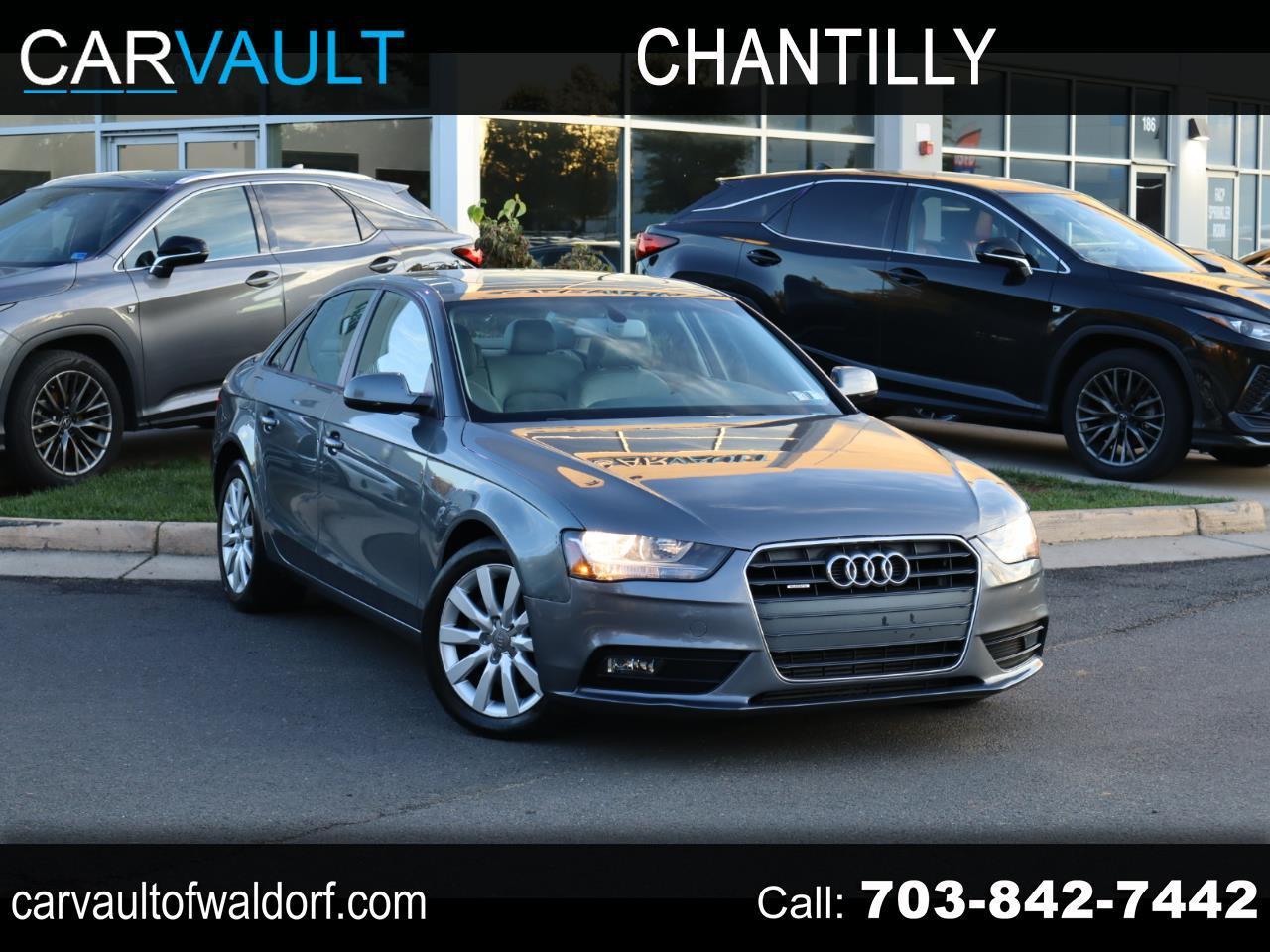 Gray 2014 Audi A4 Sedan All-Wheel Drive Automatic