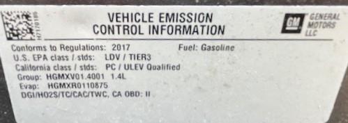 Chevrolet Cruze Premier Auto 2017