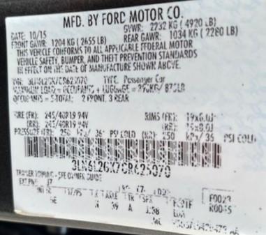 Lincoln MKZ FWD 2016