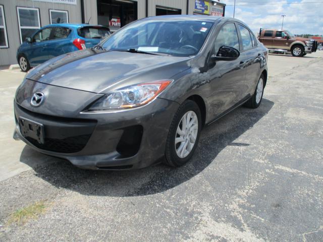 Gray 2012 Mazda MAZDA3 Sedan Front-Wheel Drive Automatic