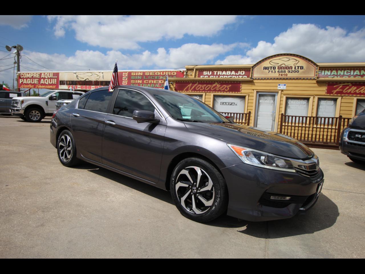 Honda Accord EX-L Sedan CVT 2016