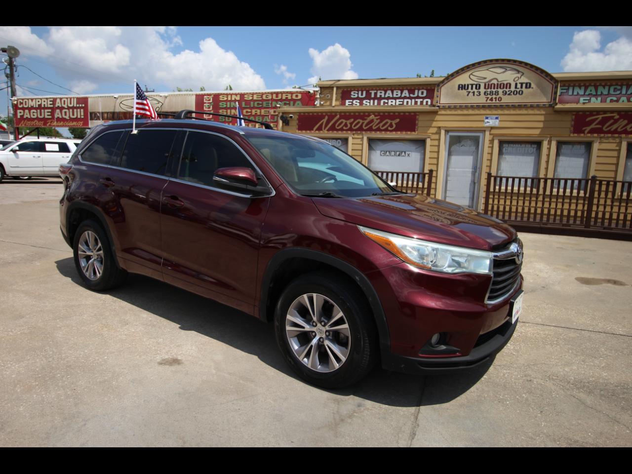 Toyota Highlander XLE FWD V6 2015