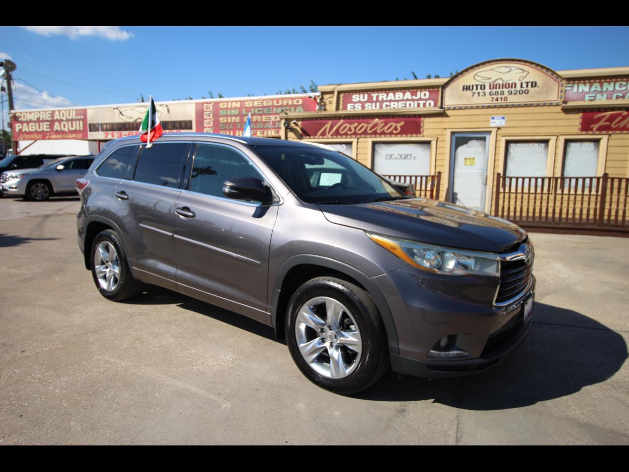 Toyota Highlander Limited AWD V6 2015
