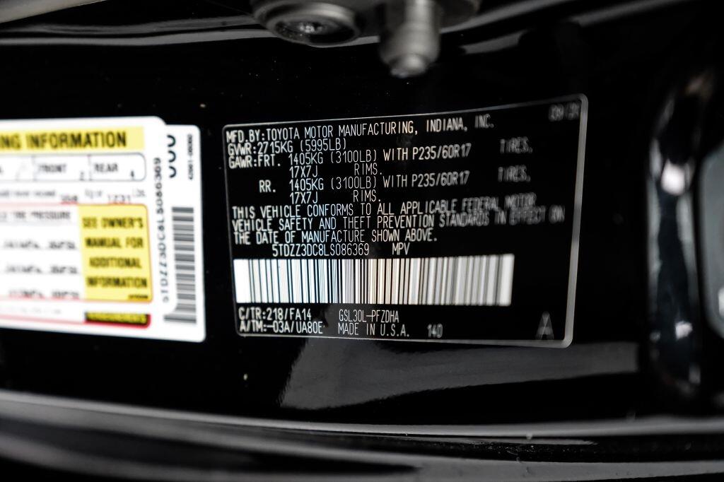 Toyota Sienna L FWD 7-Passenger (Natl) 2020