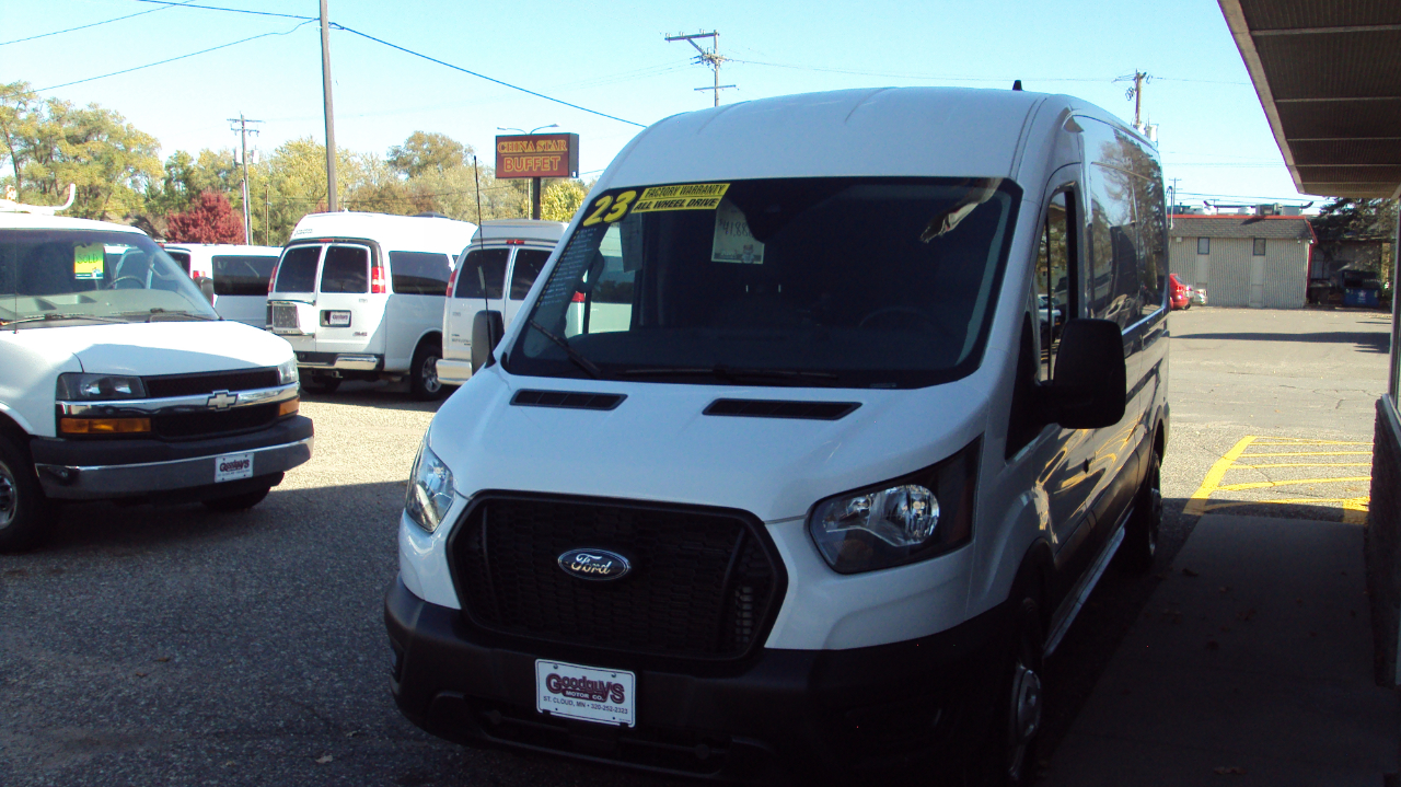 Ford Transit Cargo Van T-250 148" Med Rf 9070 GVWR AWD 2023 Ford Transit Cargo Van T-250 148" Med Rf 9070 GVWR AWD 2023