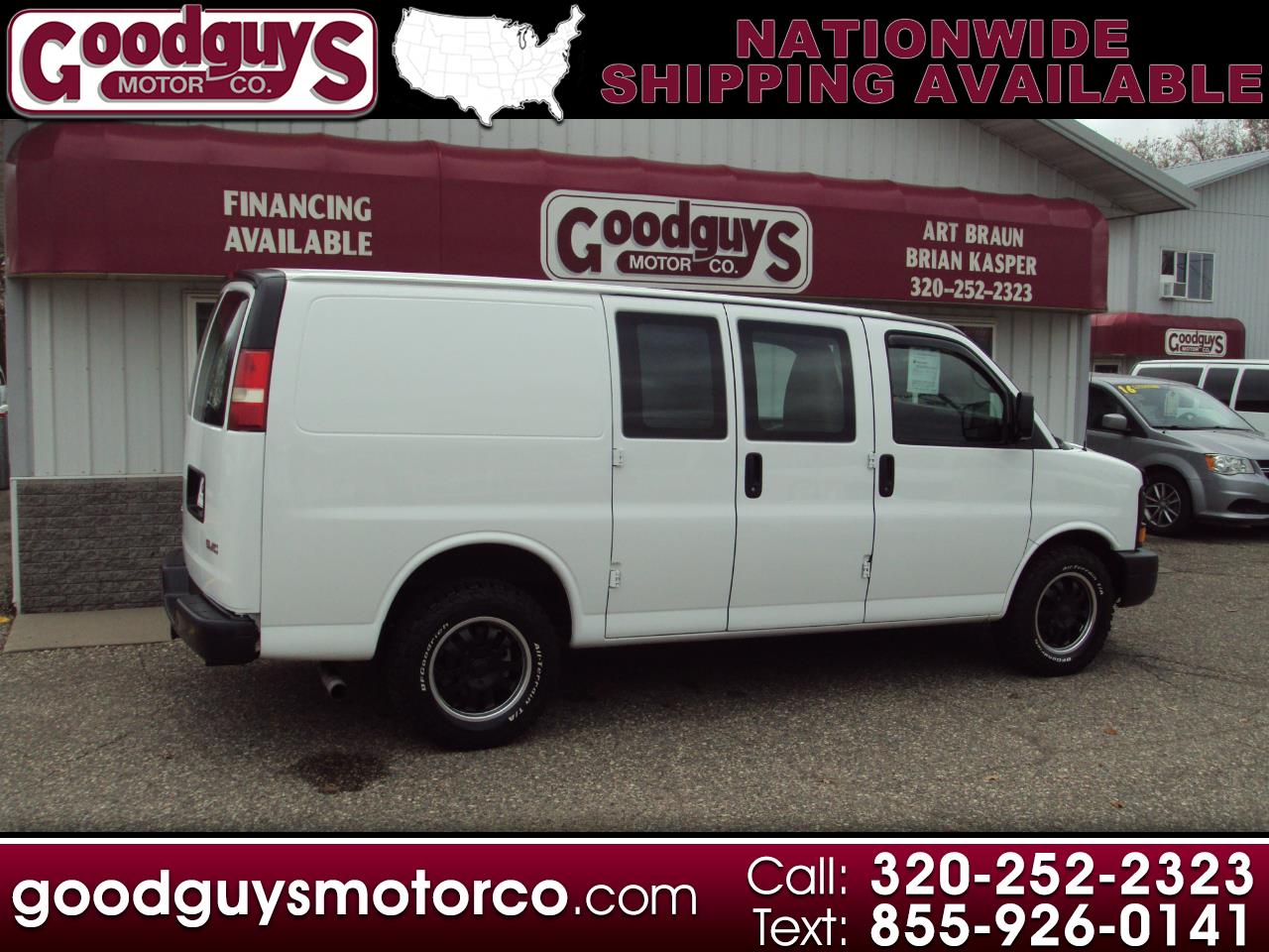 2012 GMC Savana Cargo Van AWD 1500 135"