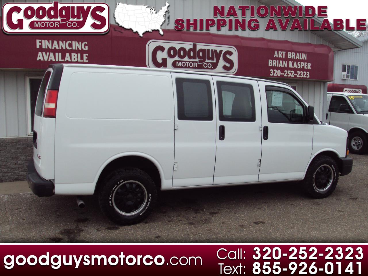 2012 GMC Savana Cargo Van AWD 1500 135"