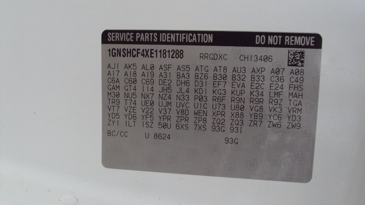 Chevrolet Express Passenger AWD 1500 135" LT 2014 Chevrolet Express Passenger AWD 1500 135" LT 2014