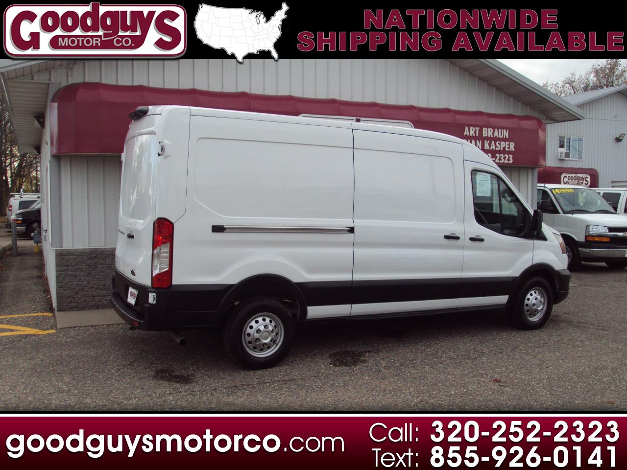 2023 Ford Transit Cargo Van T-250 148" Med Rf 9070 GVWR AWD