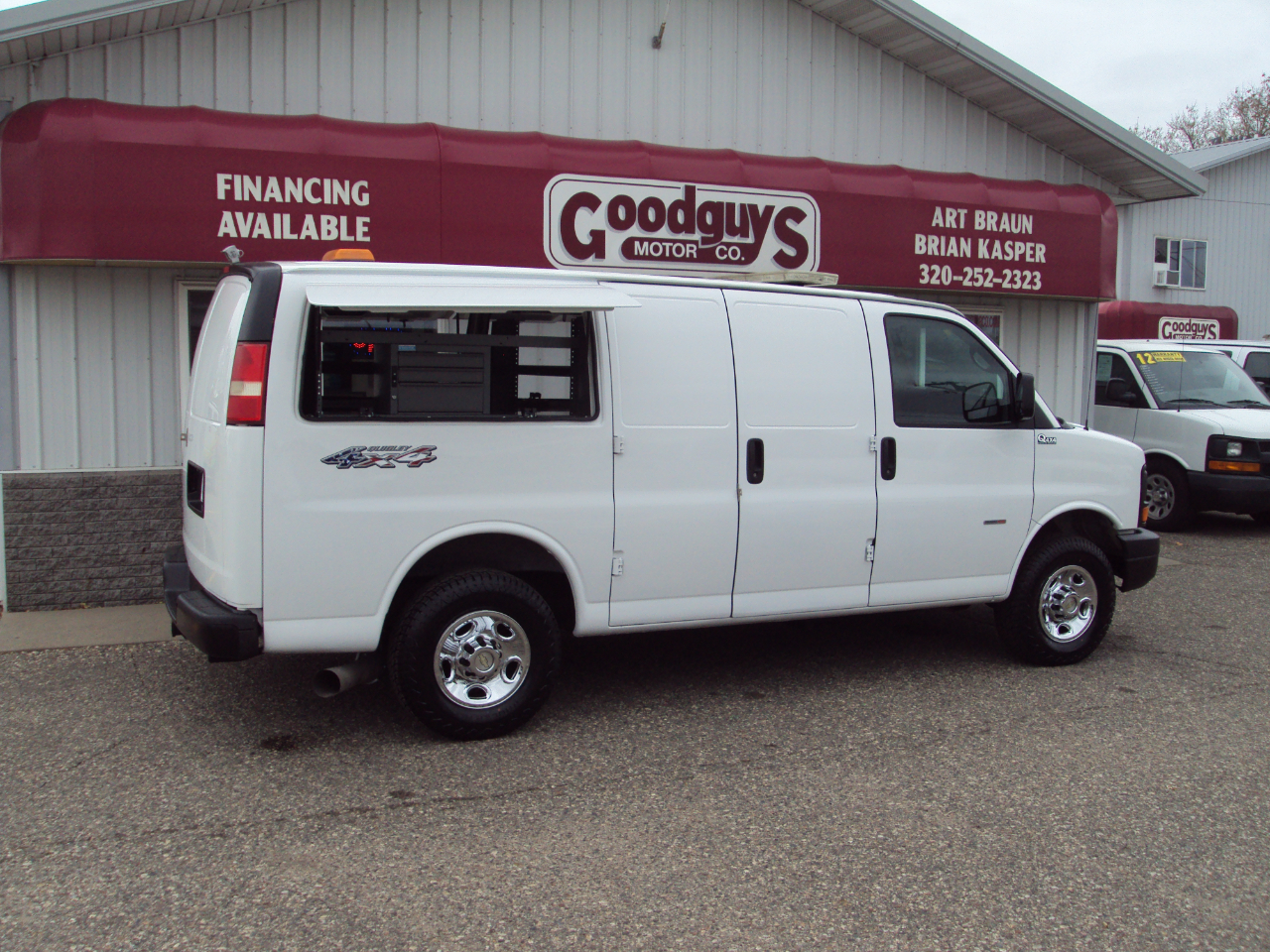 2013 Chevrolet Express Cargo Van RWD 2500 135" Diesel QUIGLEY 4X4 Access van