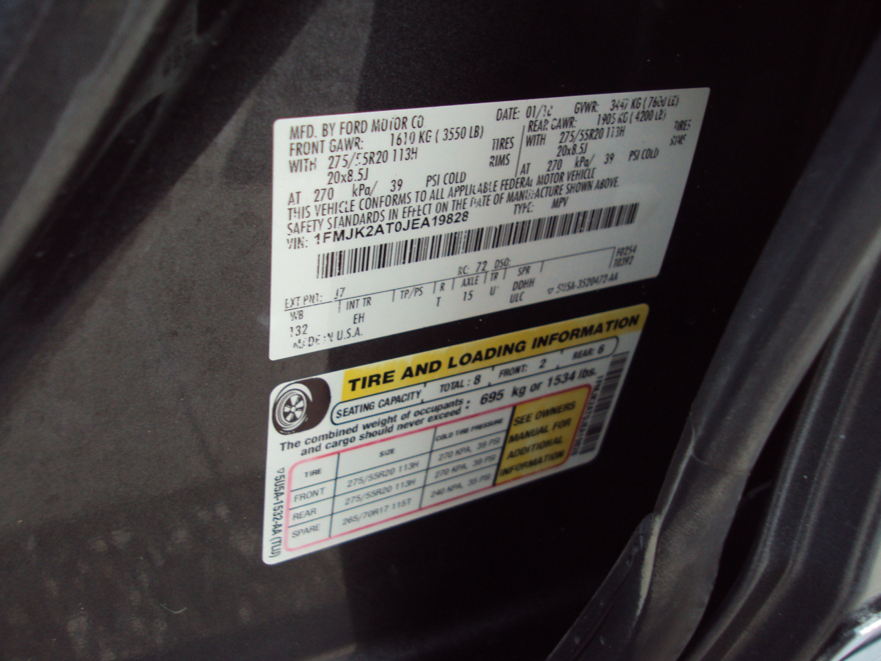 Ford Expedition Max Limited 4x4 2018