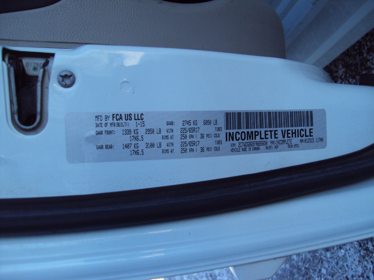 Dodge Grand Caravan  2015