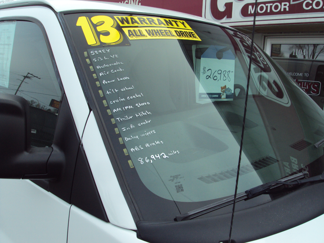 Chevrolet Express Cargo Van AWD 1500 135" 2013