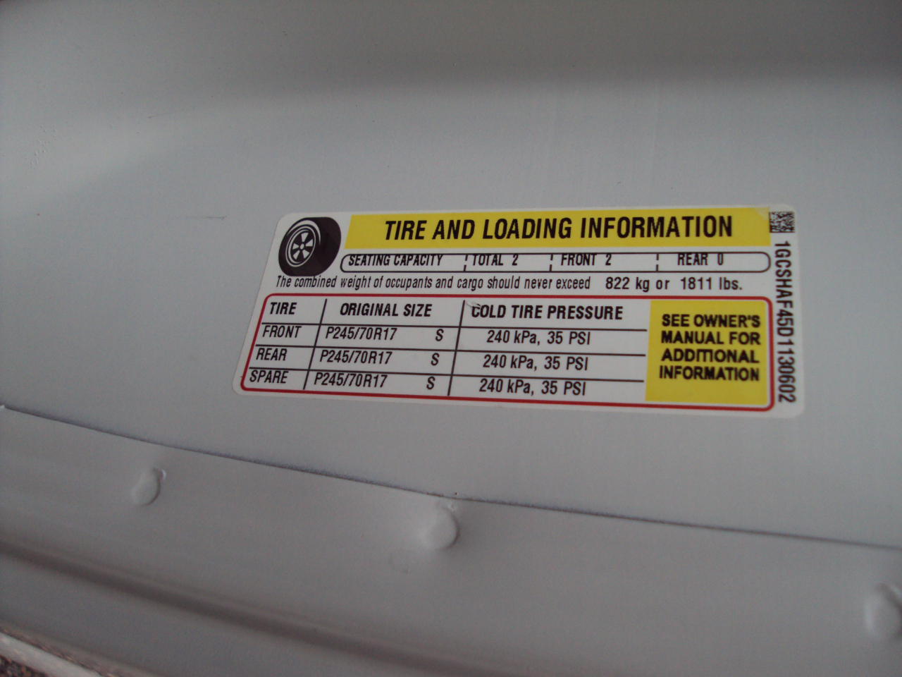 Chevrolet Express Cargo Van AWD 1500 135" 2013