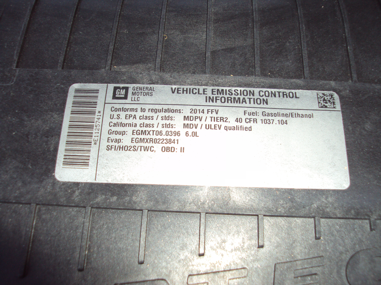 Chevrolet Express Cargo Van  2014