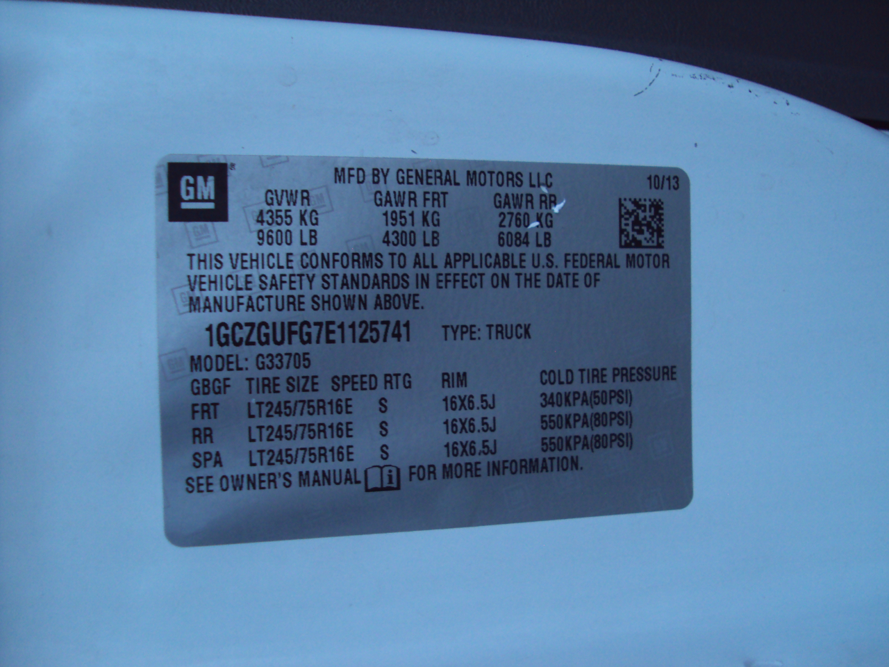 Chevrolet Express Cargo Van  2014