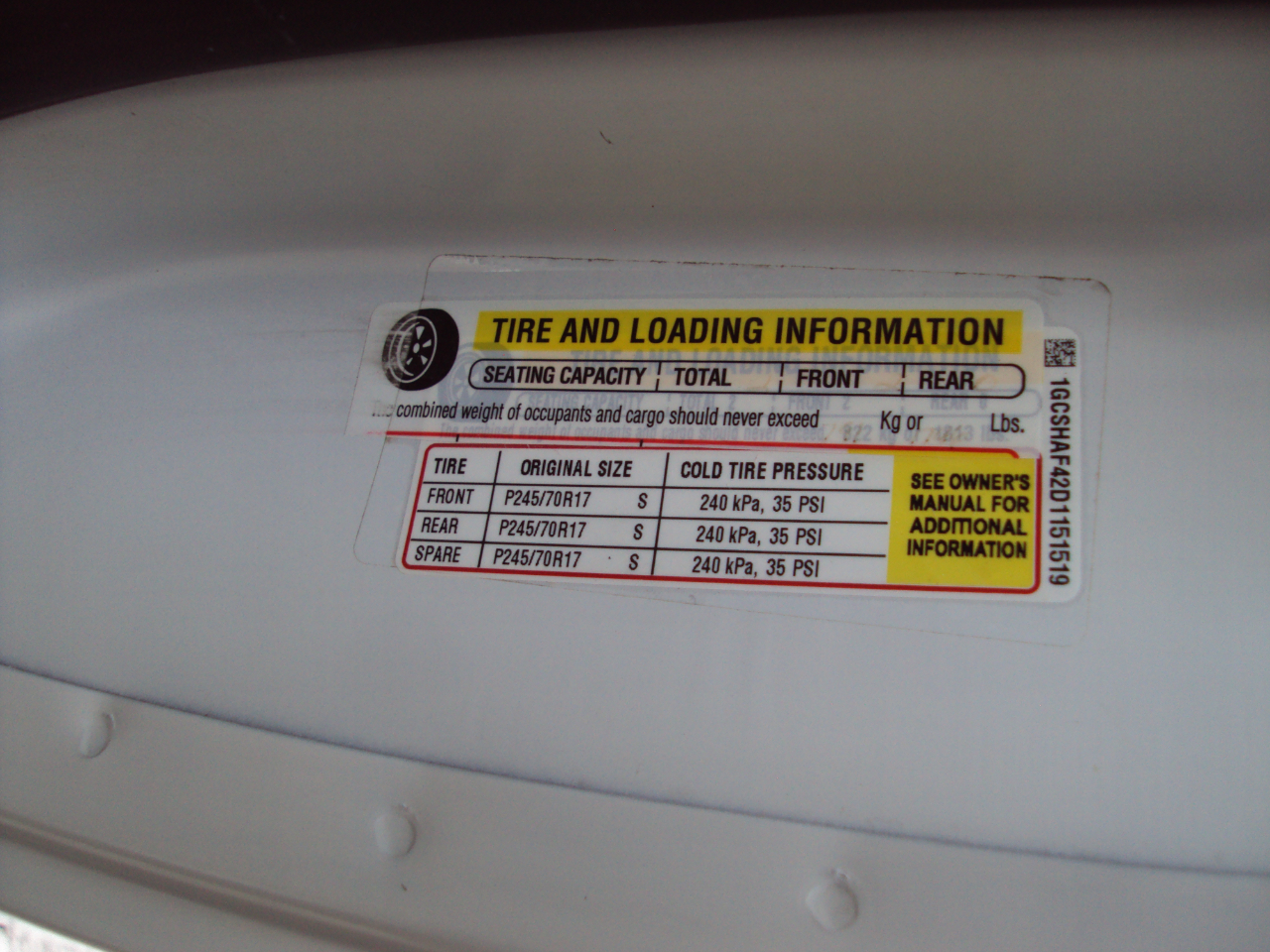 Chevrolet Express Cargo Van  2013