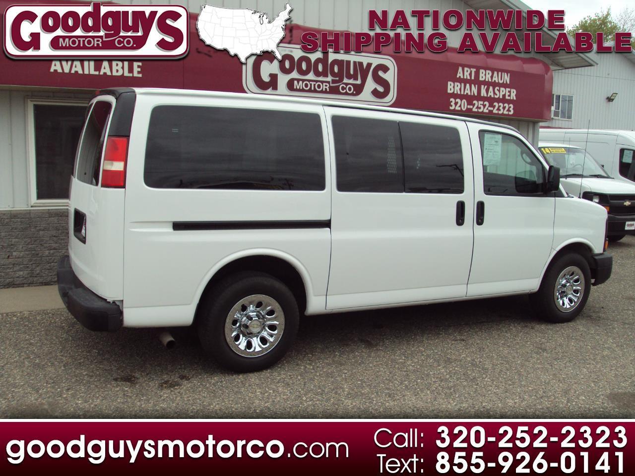 2013 Chevrolet Express Cargo Van AWD 1500 135" Window cargo van