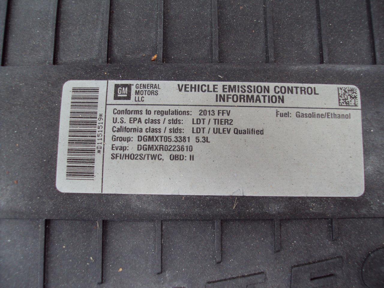 Chevrolet Express Cargo Van  2013