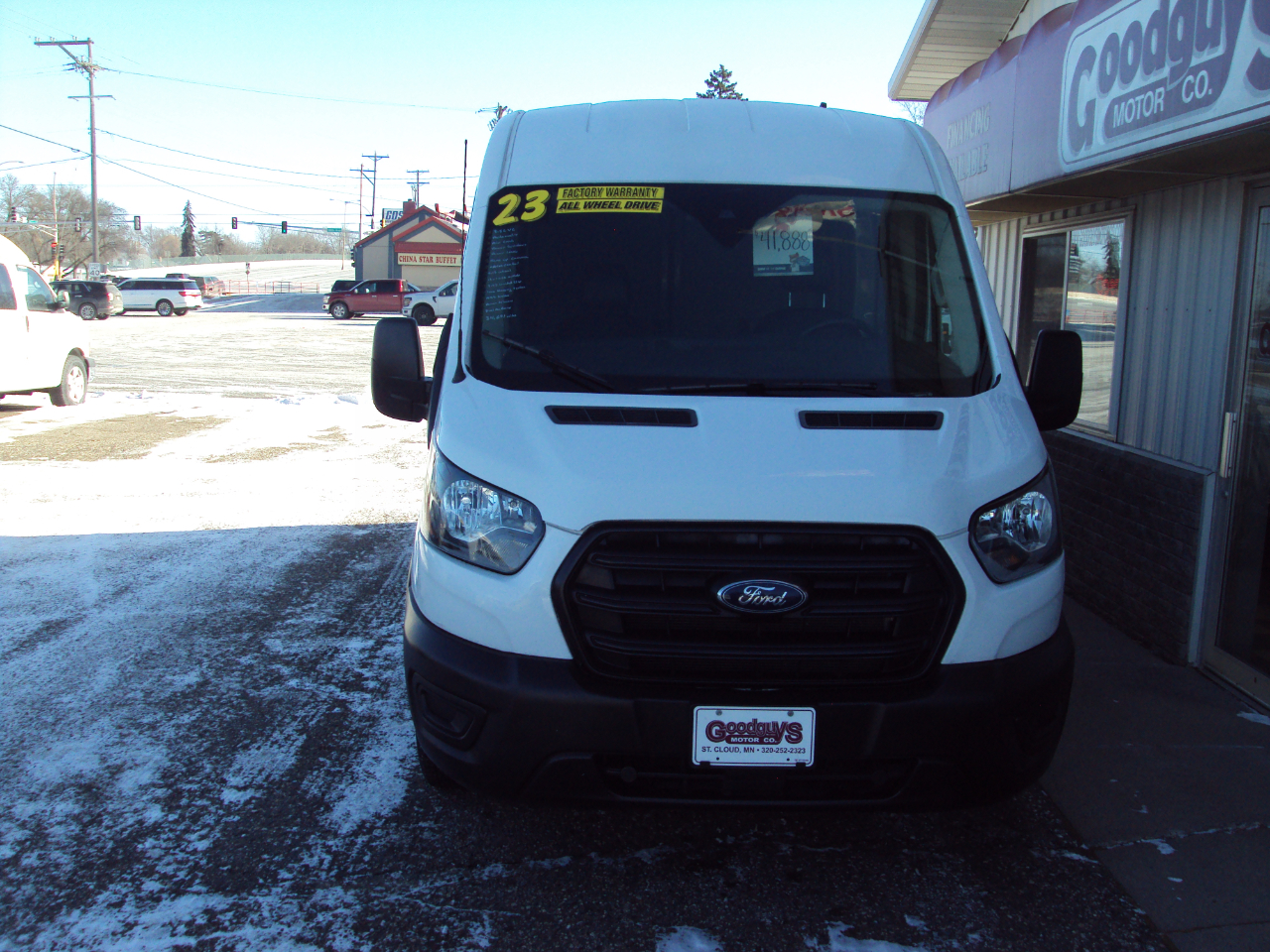 Ford Transit Cargo Van T-250 130" Med Rf 9070 GVWR AWD 2023