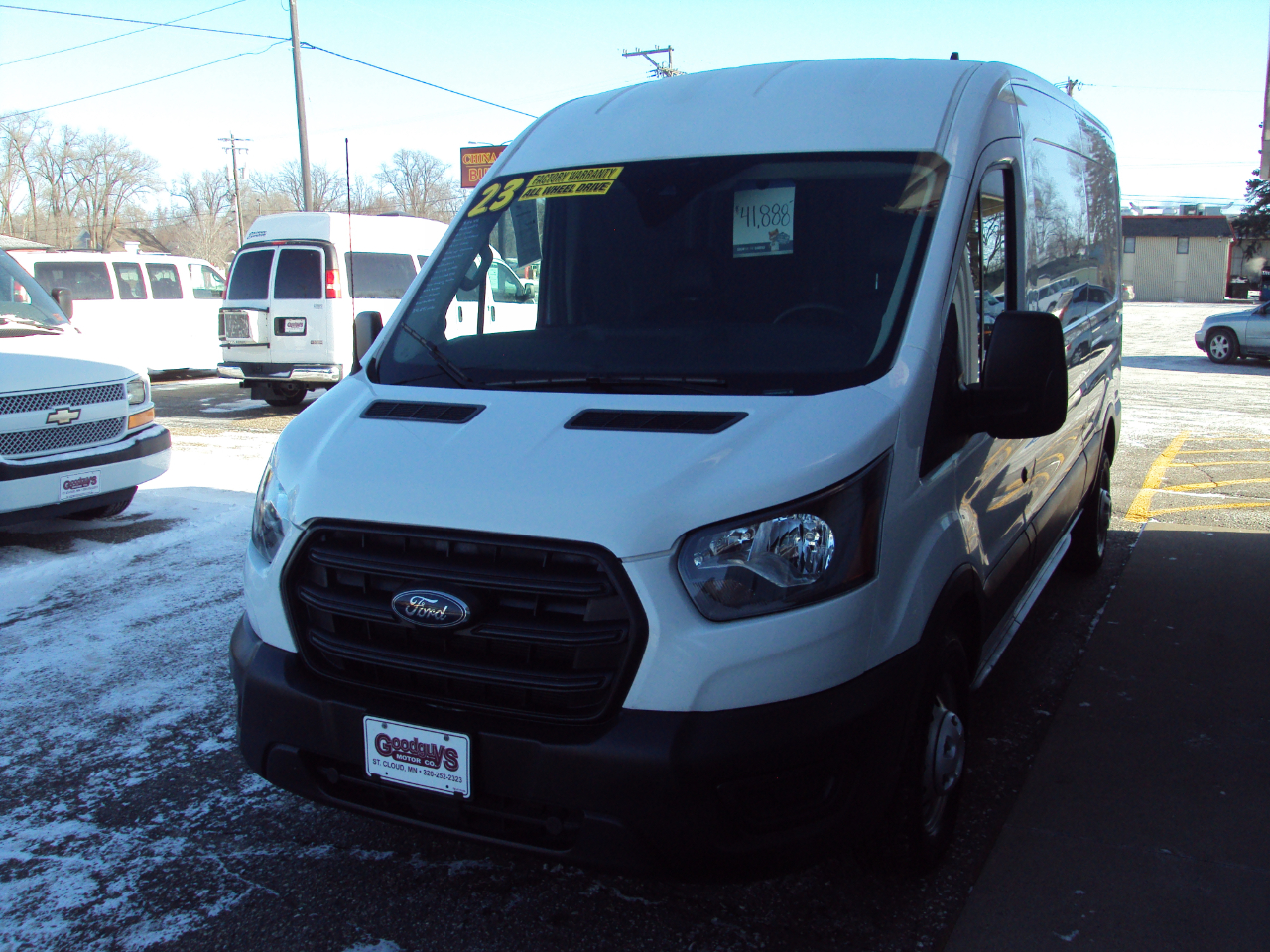 Ford Transit Cargo Van T-250 130" Med Rf 9070 GVWR AWD 2023