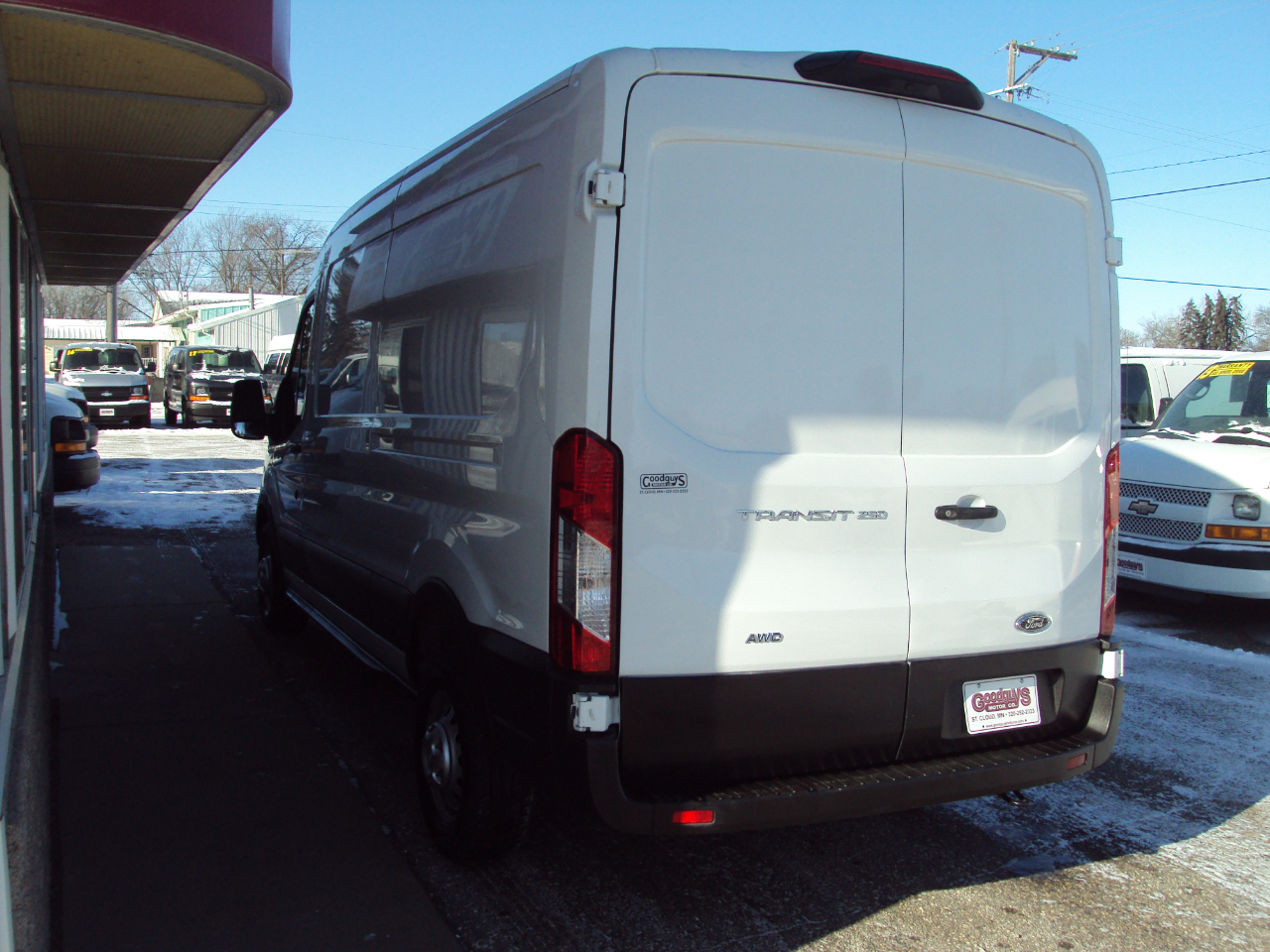 Ford Transit Cargo Van T-250 130" Med Rf 9070 GVWR AWD 2023