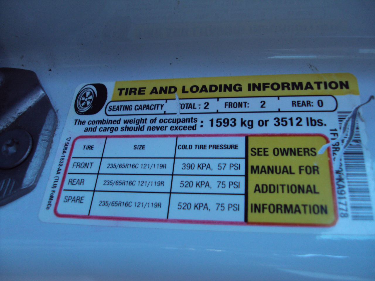 Ford Transit Cargo Van T-250 130" Med Rf 9070 GVWR AWD 2023