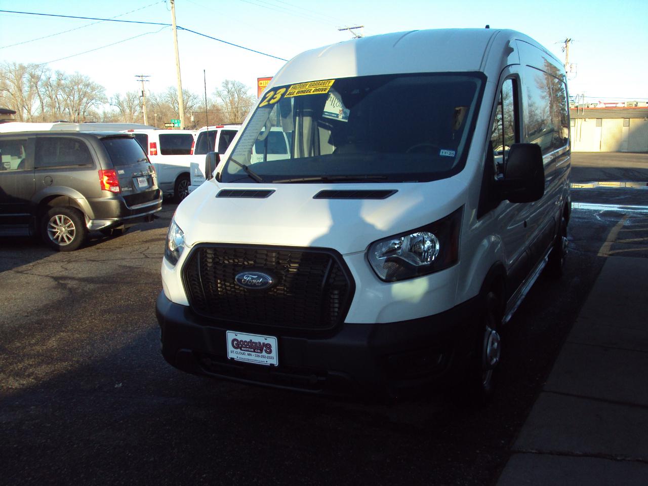 Ford Transit Cargo Van T-250 130" Med Rf 9070 GVWR AWD 2023
