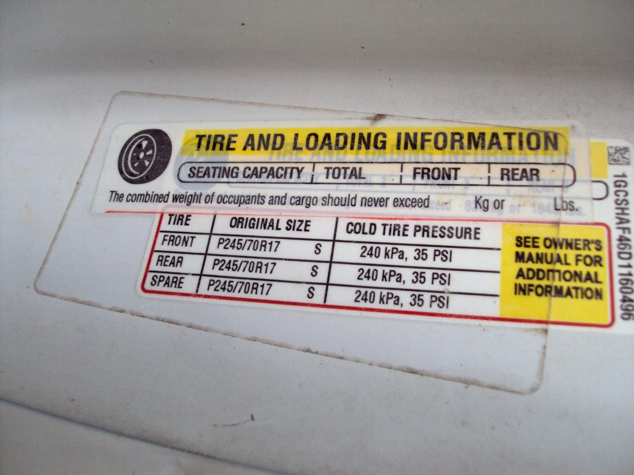 Chevrolet Express Cargo Van AWD 1500 135" 2013