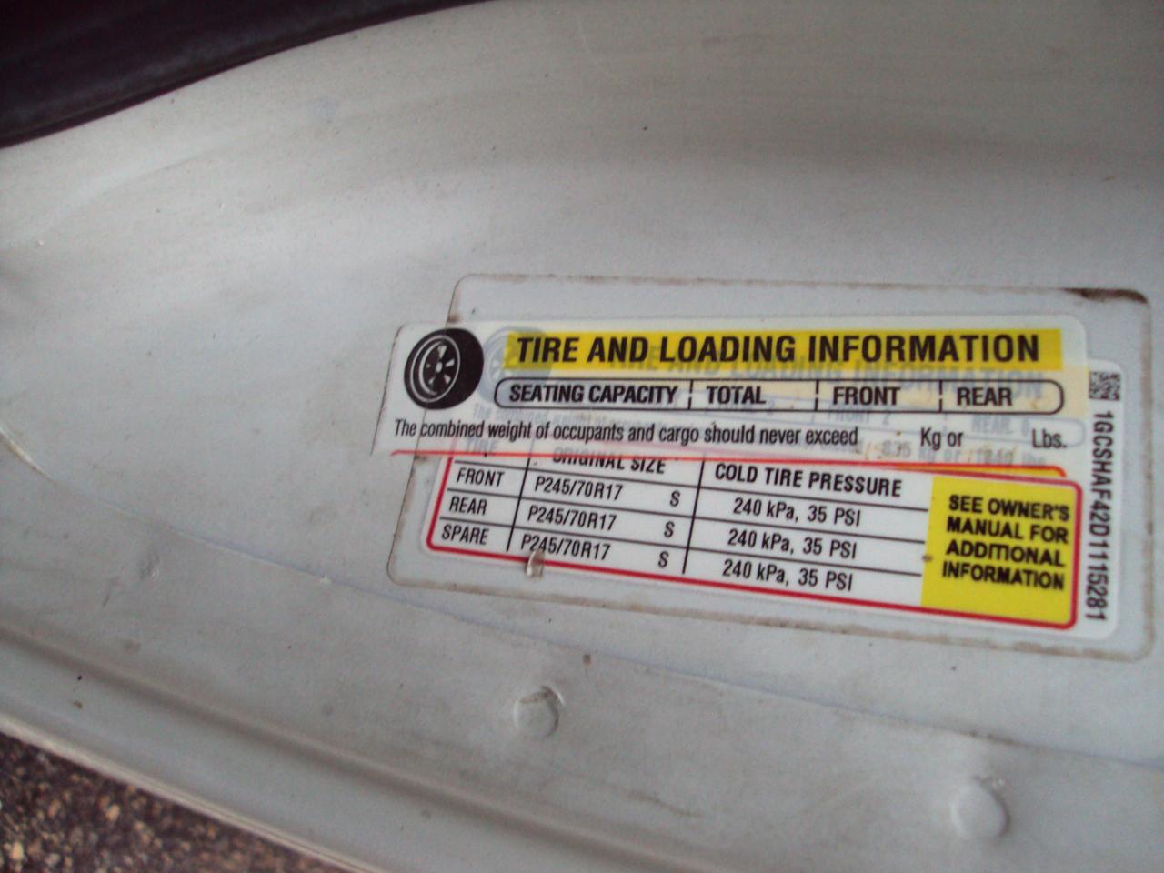 Chevrolet Express Cargo Van AWD 1500 135" 2013