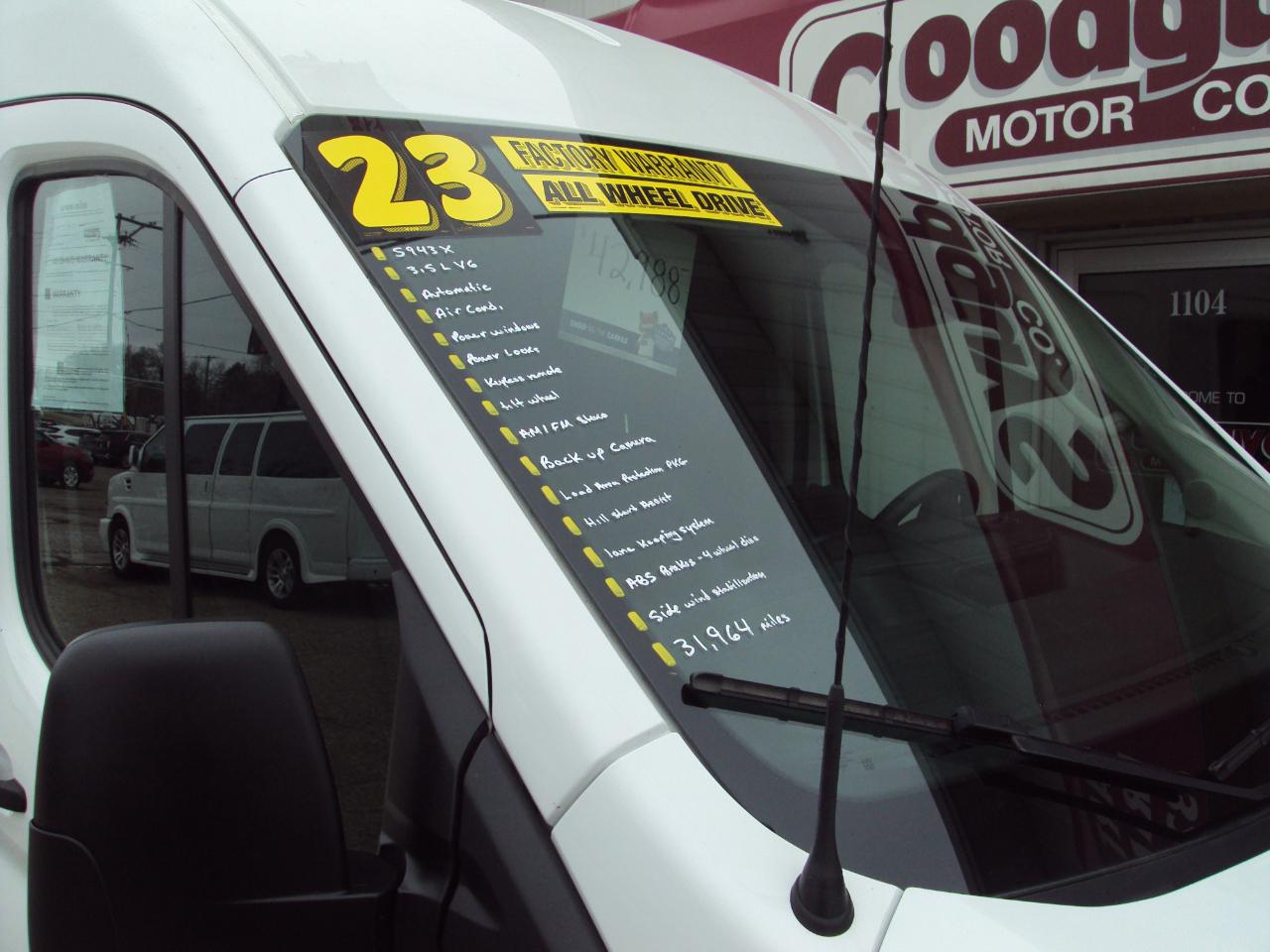 Ford Transit Cargo Van T-250 130" Med Rf 9070 GVWR AWD 2023