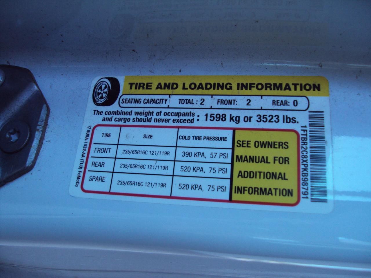 Ford Transit Cargo Van T-250 130" Med Rf 9070 GVWR AWD 2023