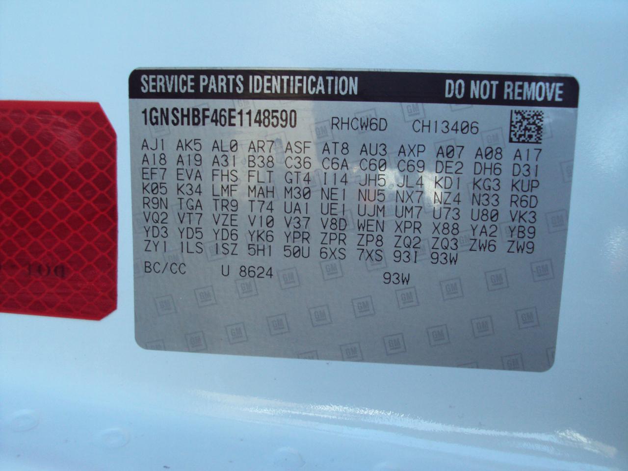 Chevrolet Express Passenger AWD 1500 135" LS 2014