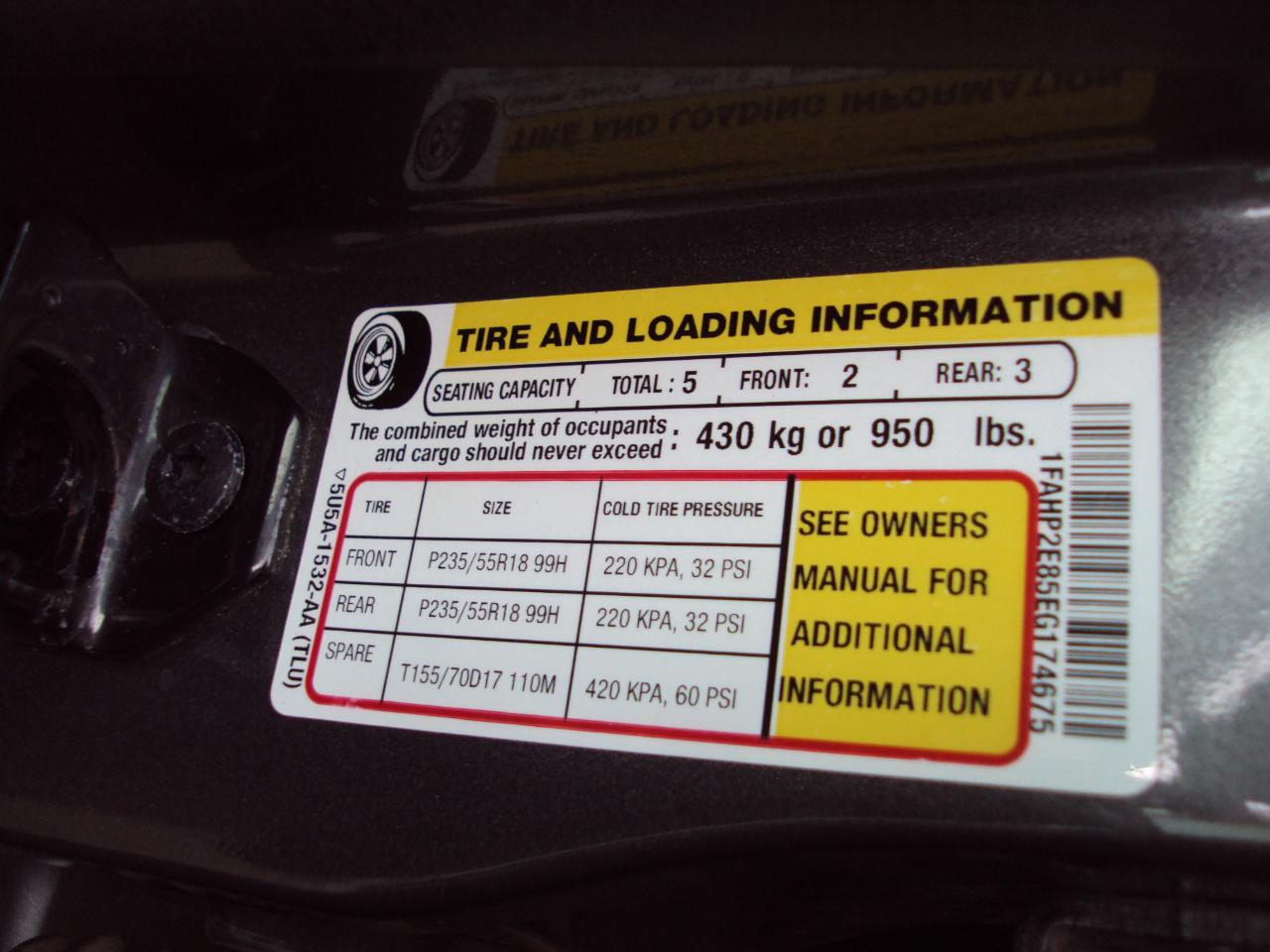 Ford Taurus 4dr Sdn SEL FWD 2014