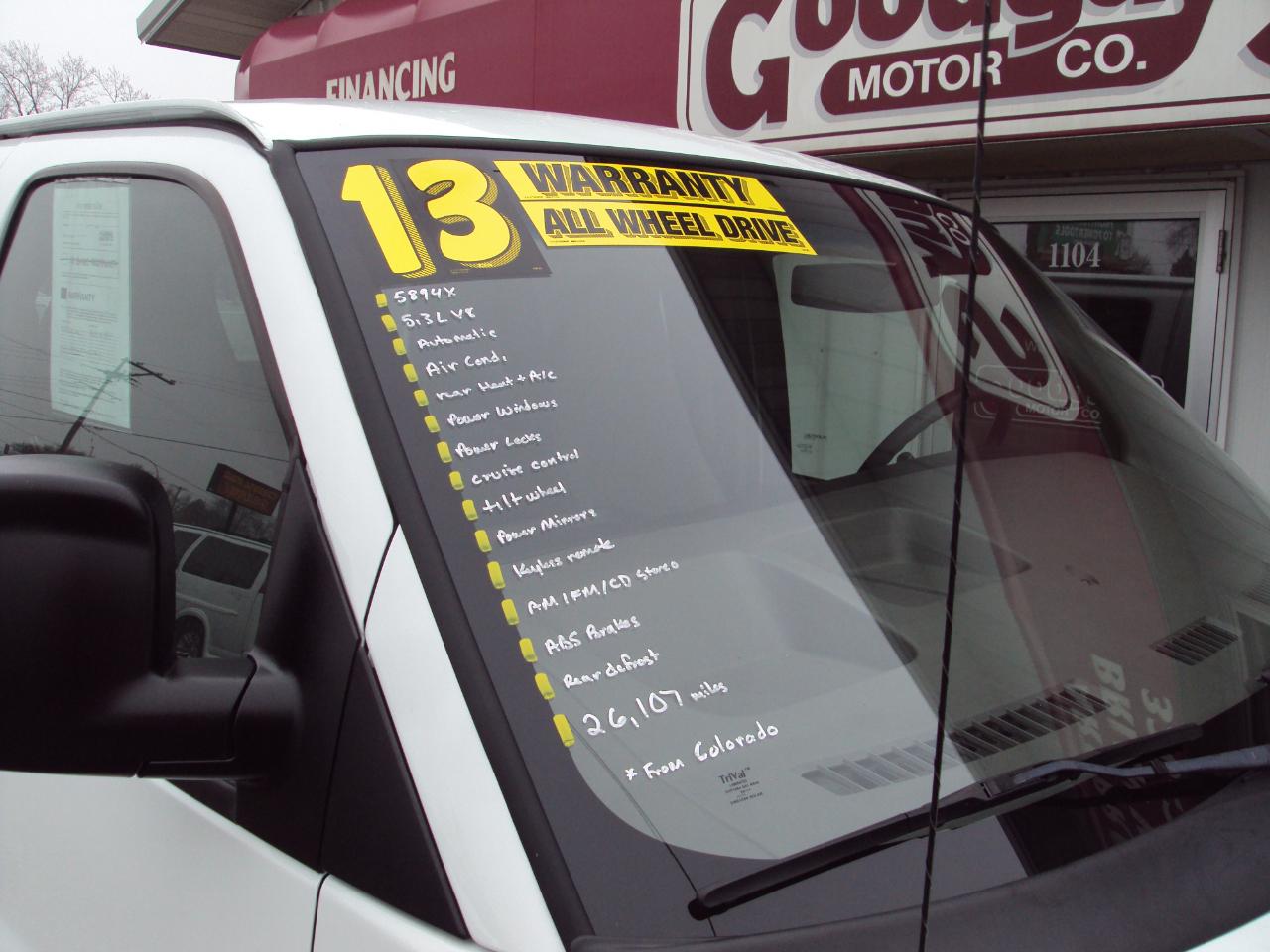 Chevrolet Express Passenger AWD 1500 135" LT 2013