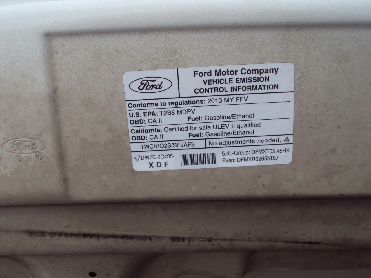 Ford Econoline Cargo Van E-250 Recreational 2013