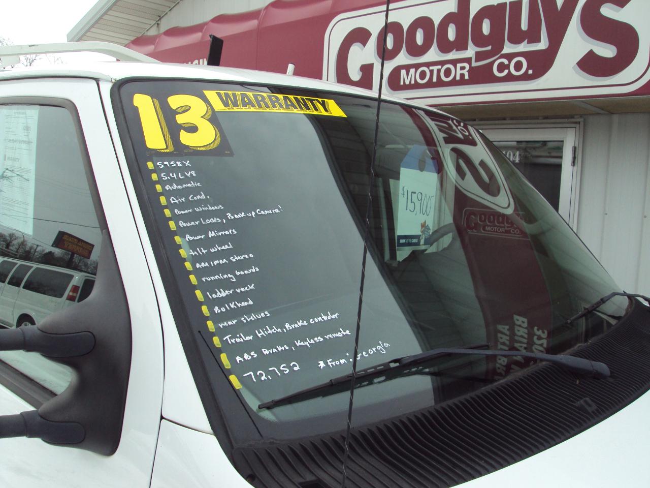 Ford Econoline Cargo Van E-250 Recreational 2013