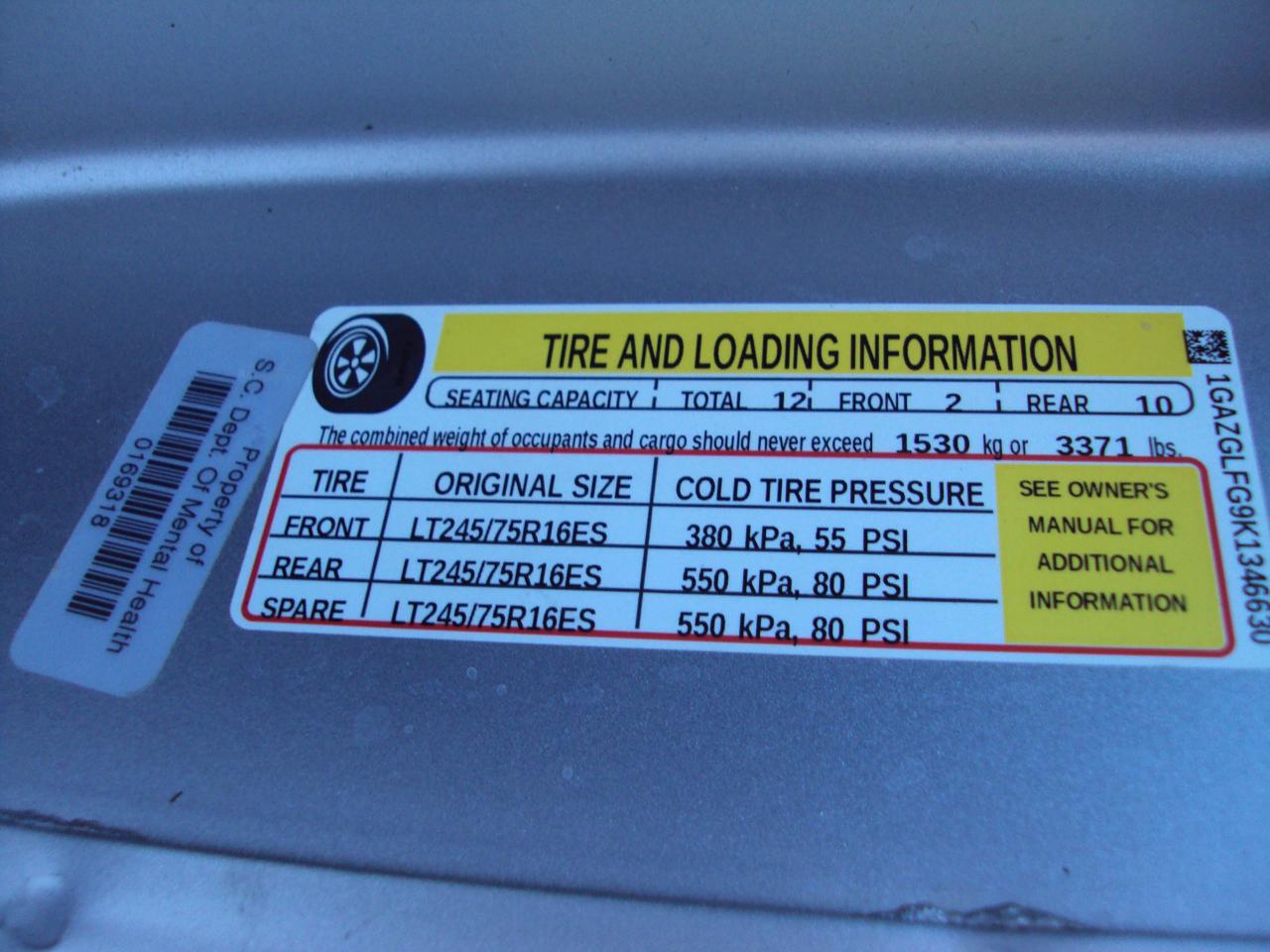 Chevrolet Express Passenger  2019